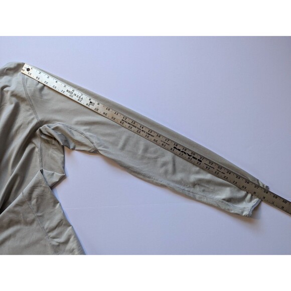 Patagonia Cream Long Sleeve Active Baselayer Long Sleeve Shirt Mens Medium M - Picture 10 of 11